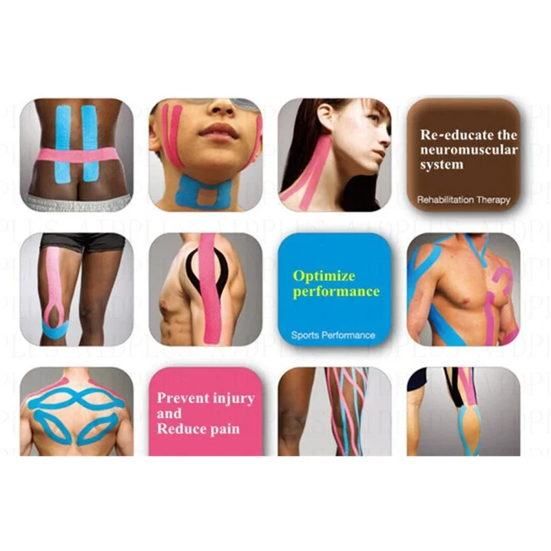 20 Pcs To 5 Pcs Good Quality Kinesiotape Tapes Kinesiology Tape Sport Athletic Taping Strapping Football Exercise Knee Protect