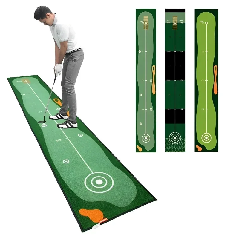 Indoor and outdoor training putter mat, washable, non-slip, golf carpet, training exercises, 50x300cm