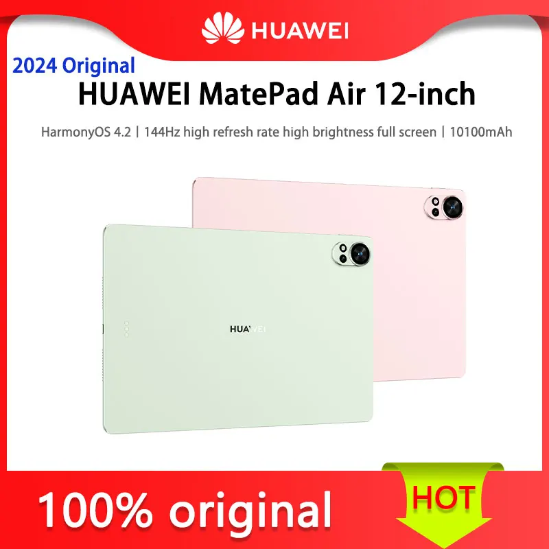 

HUAWEI MatePad Air 12-дюймовый полноэкранный аккумулятор емкостью 144 Гц с высокой яркостью, 10100 мАч