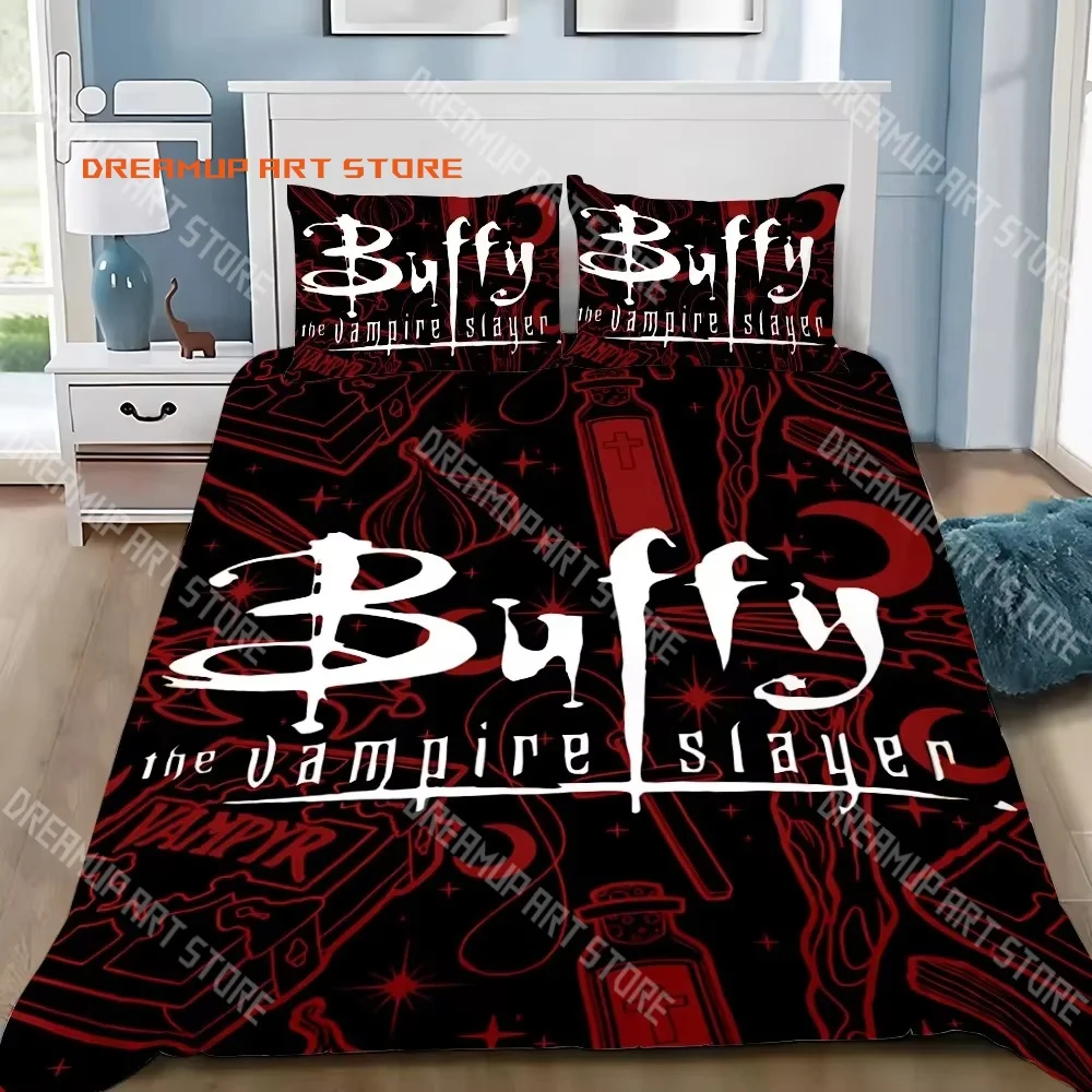 2026 3D Print Buffy the Vampire Slayer Bedding Set Single Twin Full Queen King Size Bed Set Adult Kid Bedroom Duvetcover Set