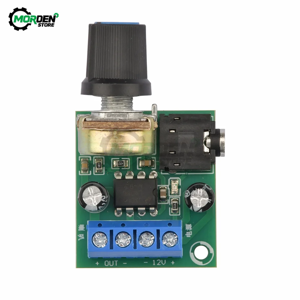 

LM386 Upgrade 10W Audio Amplifier Board Mono 3.5mm DC 3-12V Volume Control AMP Module Adjustable Volume for Electrical Tool