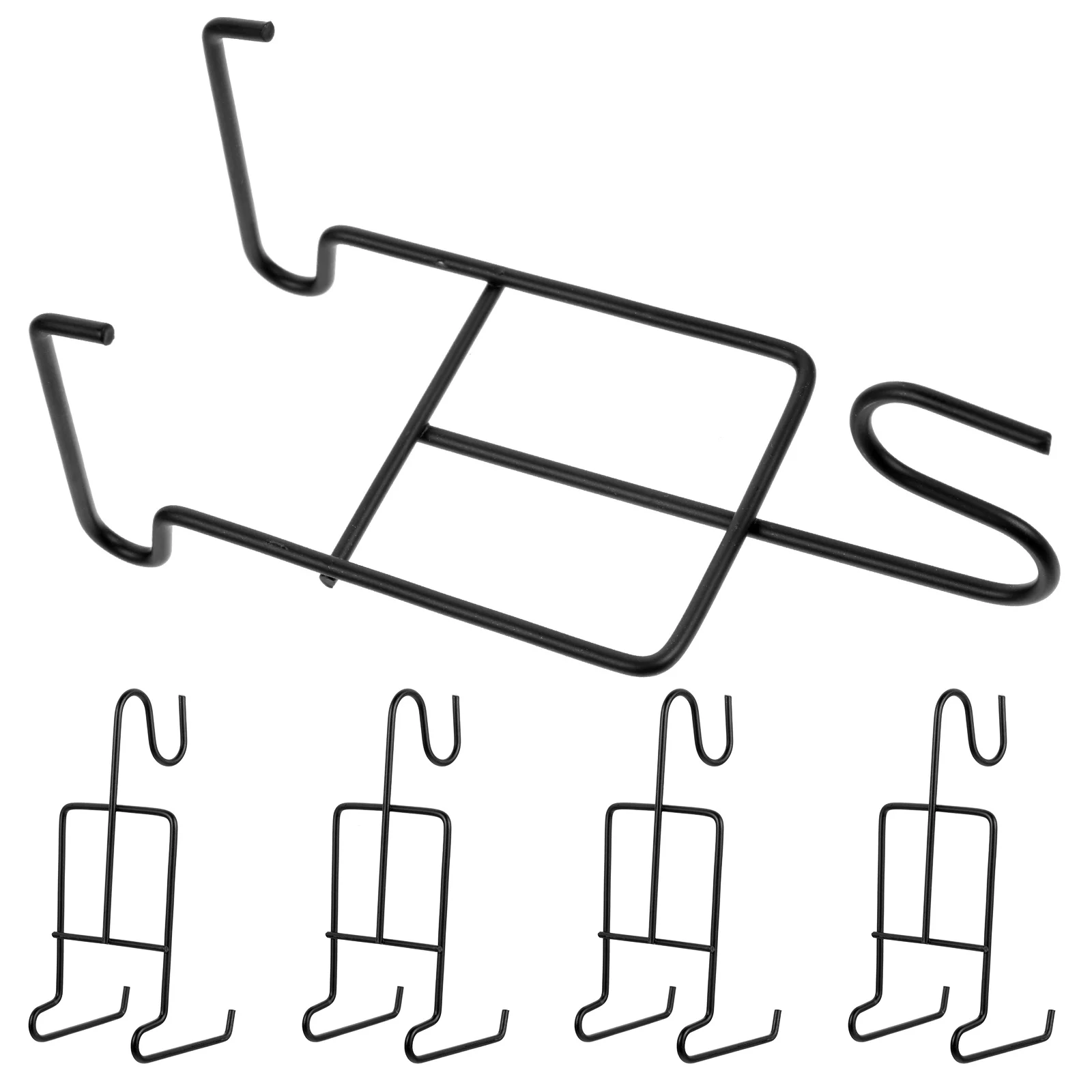 4 قطعة رف شاشة كوب القهوة حامل لوحة حديد متعدد الأغراض للمنزل والمكتب والمقهى وحفلات الزفاف #3