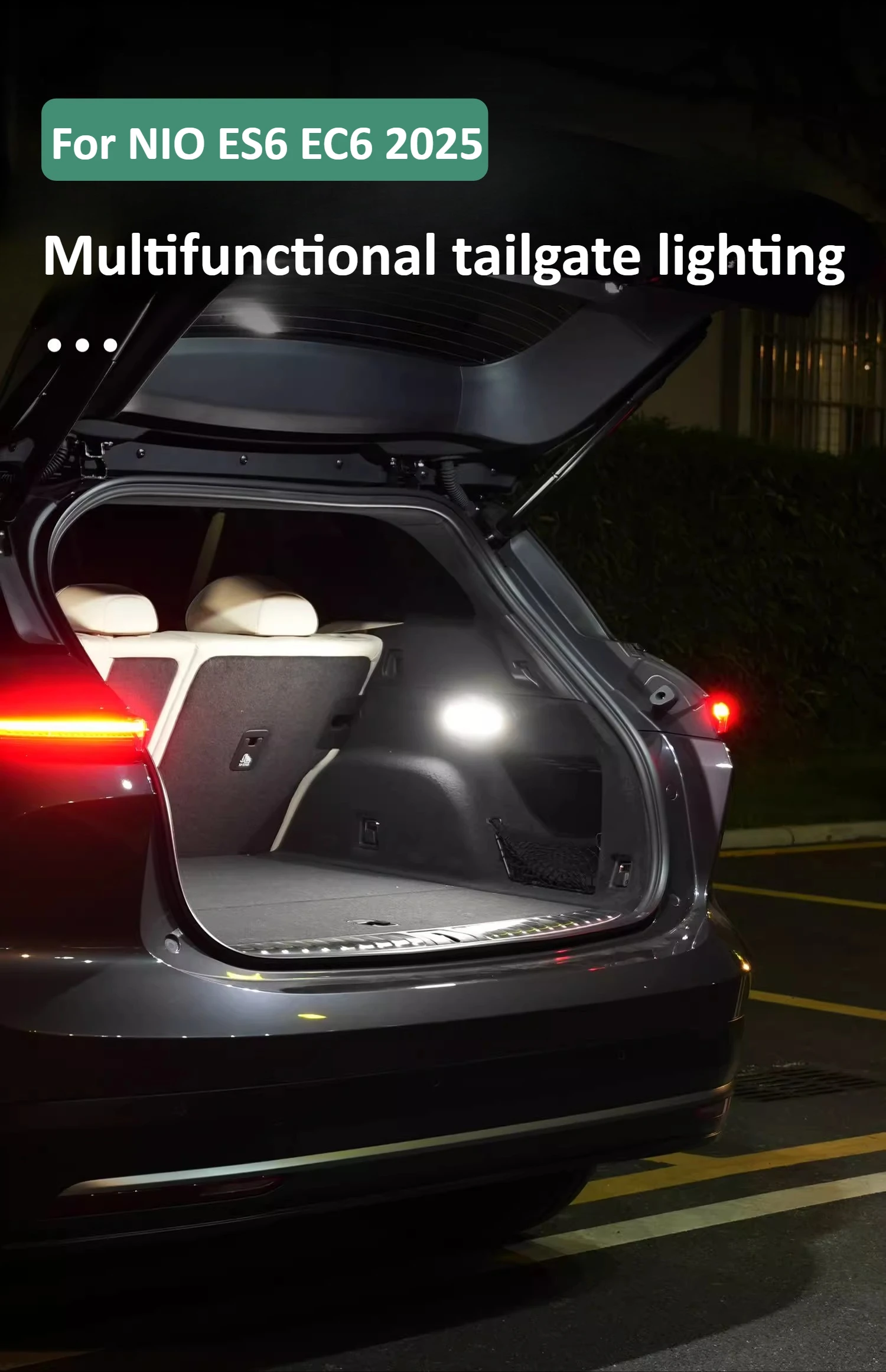 

For NIO ES6 23-25 trunk lighting modified door welcome light projector light accessories