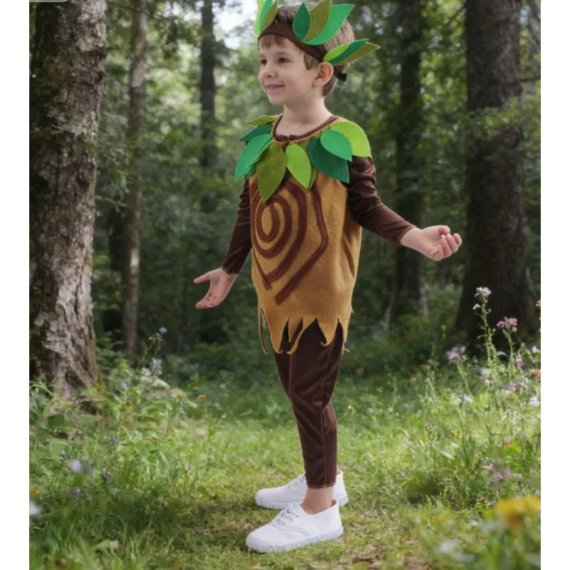 

New Year's Day Drama Party Dress Up Kids Tree Performance Costume Cosplay Stage Show Outfit