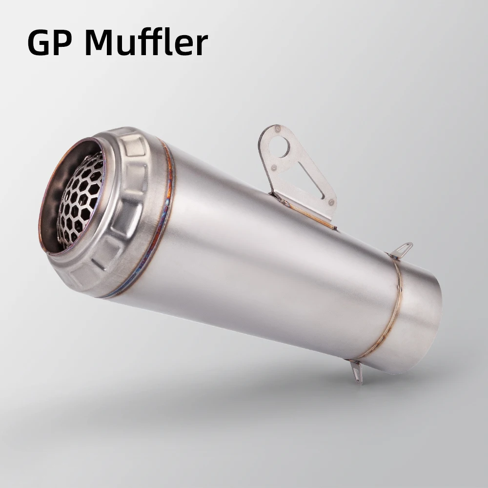 

Глушители из нержавеющей стали, выхлопная система мотоцикла GP, R3, R6, R1, MT09, ZX6R, NINJA400, CBR500R, R15,51 мм