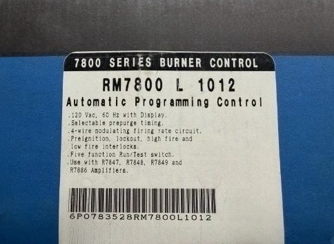 

Абсолютно новый оригинальный блок управления горелкой RM7800L1012. Быстрая доставка.