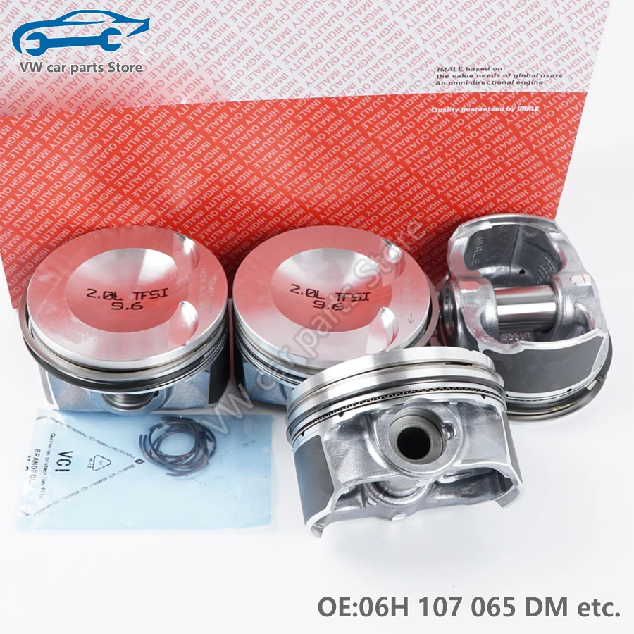 06L107065BD EA888 Modified Engine Piston & Piston Ring Kit For Audi A4 A5 A6 VW Golf Tiguan Passat Jetta Passat CC 06H107065DL