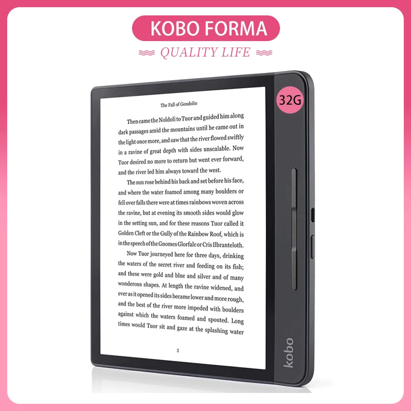 中古 32GB 8インチ Kobo Forma N782-KU-BK-K-EP Forma 電子書籍