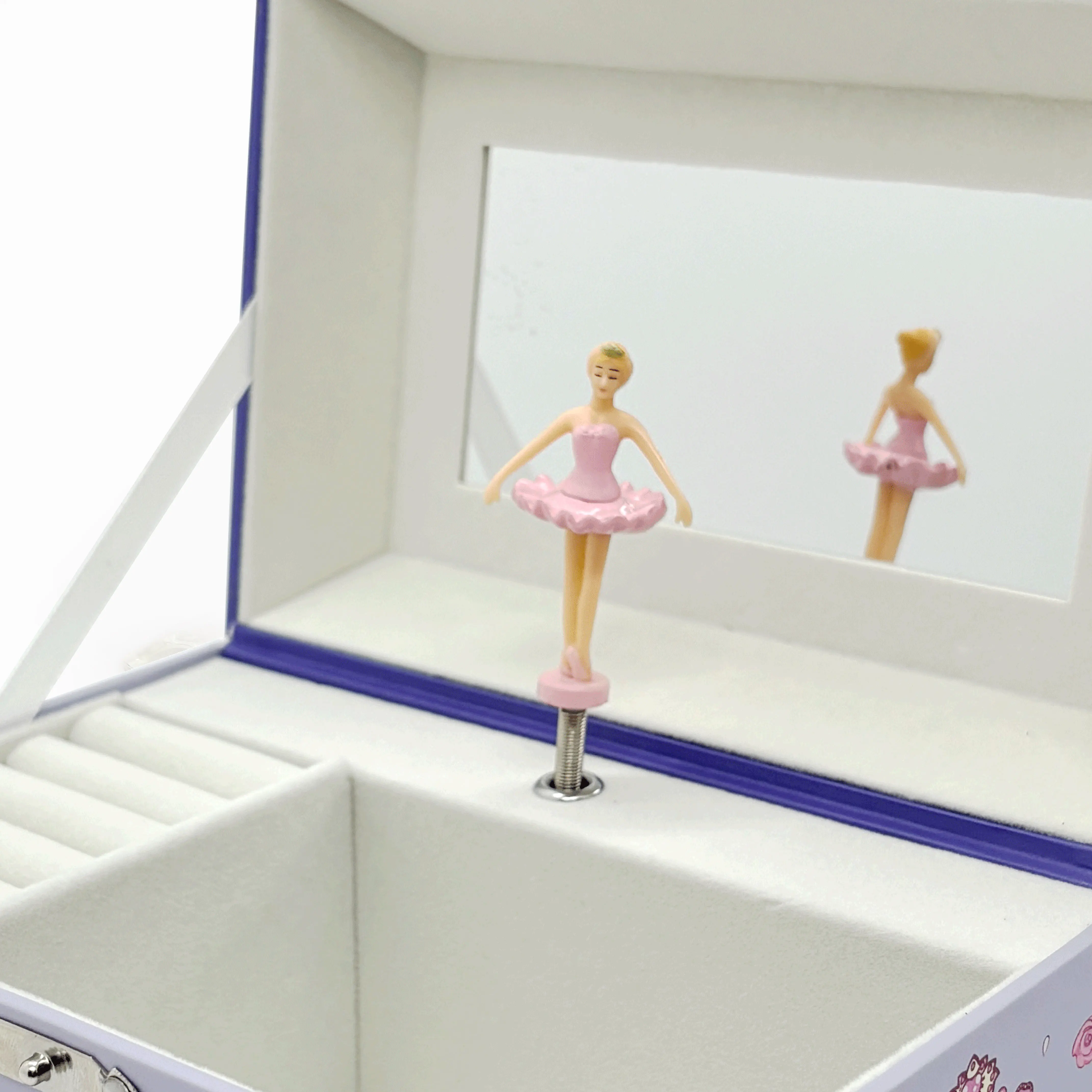 Musical Ballerina Jewelry Box for Girls and Kids Music Box with Spinning Ballerina Birthday Gifts for Little Girls Jewelry Boxes