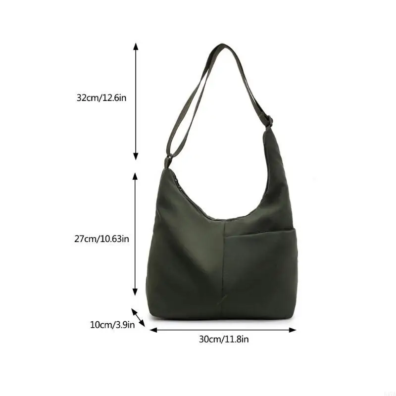 

Stylish Nylon Crossbody Bag with Adjustable Strap for Women and Men Casual Shoulder Bags for Work Travel or Daily Use 547A