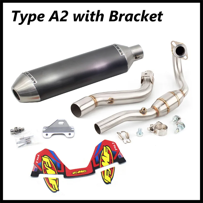 For Honda CRF250L CRF250 Rally CRF250L 2017-2020 Exhaust Full System FMF Motorcycle Muffler Pipe with Link Tube Headers