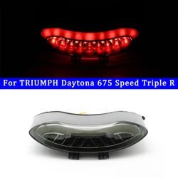 For TRIUMPH Daytona 675 Speed Triple R Motorcycler Integrated LED Rear Tail Light Brake Taillight Turn Signals Blinker Accessory