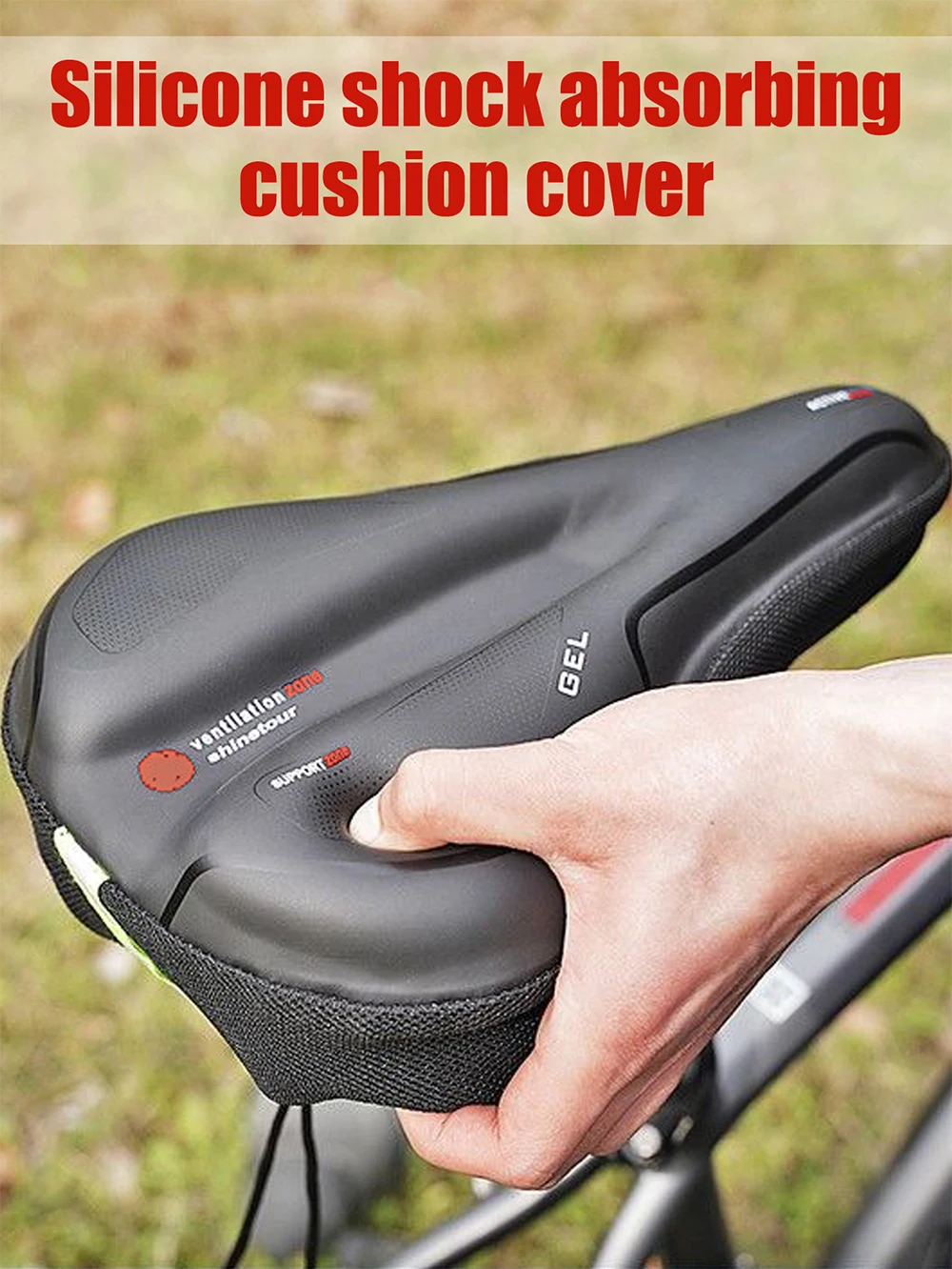 Wasserdicht Rennrad Sattel Kissen Komfortable MTB Fahrrad Sitzbezug Atmungsaktive Mountainbike Radfahren Sitzbezug – Detail 8