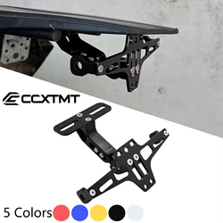 For KTM Duke 125 200 390 690 790 990 1090 1190 1290 Motorcycle Adjustable Rear Tail Tidy License Plate Holder Bracket Universal