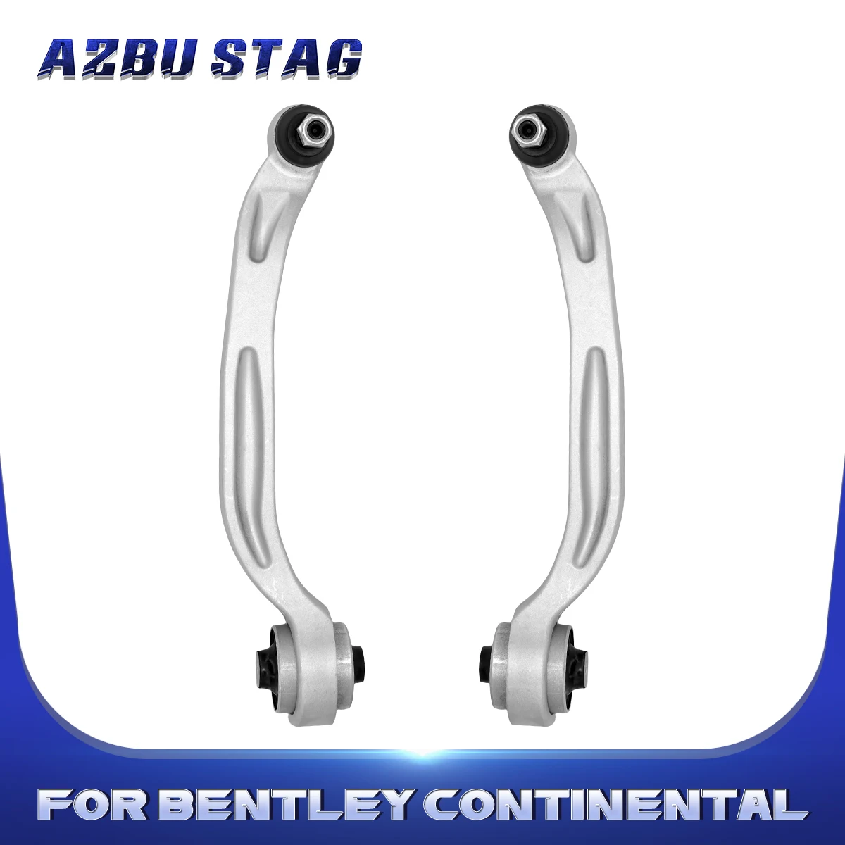 

AzbuStag 2Pcs Front Lower Rearward Control Arm Suspension Kit for Bentley Continental Flying Spur 2004 2005 2006-2018