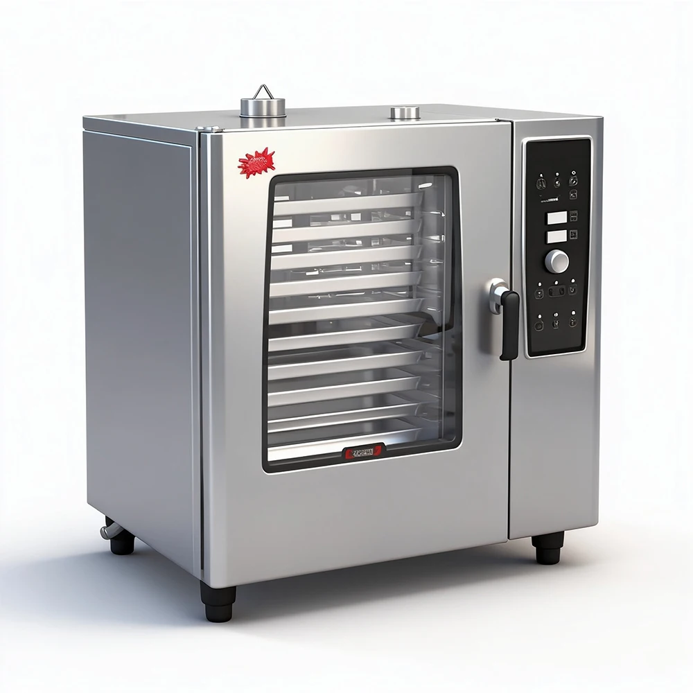 Commercial Bread Electric Oven Stainless Steel Steamer Baker Combi Oven Universal 380V Cooking Machine for Bakery Kitchen