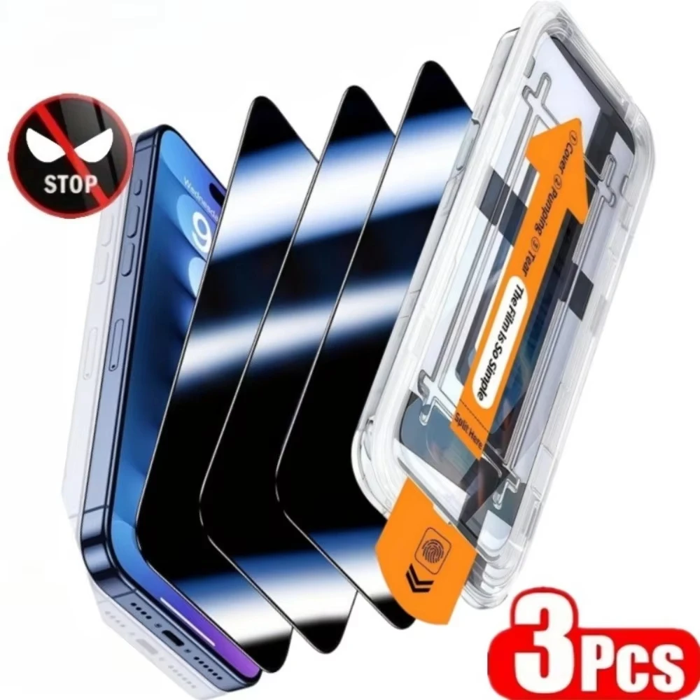 

3PCS Easy Installation Anti Spy Screen Protectors For Poco F6 Pro F5 F3 C65 M6 Pro 4G M5s M4 M3 M2 X6 Pro 5G X5 X4 X3 NFC Glass