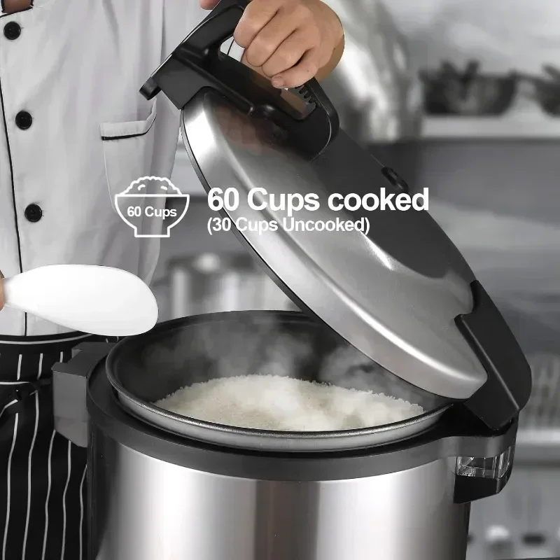 Cuociriso commerciale e scaldavivande Panci Elektrik Multifungsi