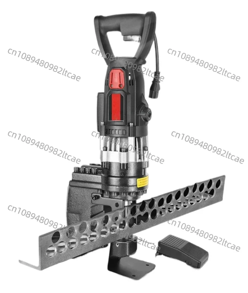 

Electric Hydraulic Punching Machine 220V 2200W Portable Angle Steel Angle Iron Channel Steel Stainless Steel Puncher 6-8mm