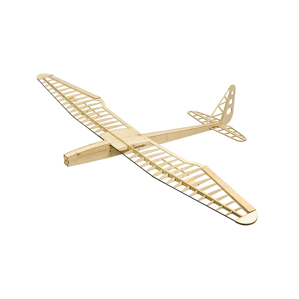 AEO Balsa RC Plane F16 EP Glider Sunbird(1.6M) 2017 Outdoor RC Glider Wooden Assembly Plane Model Kit Airplane Balsawood - view 2