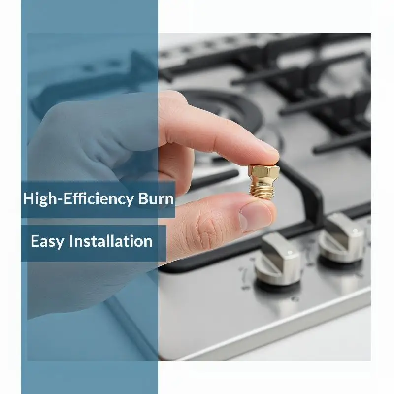 Convert Your Gas Stove! 5PCS Burner Gas Hob LPG Conversion Kits Jets, Brass Nozzles Propane Injectors For Stoves