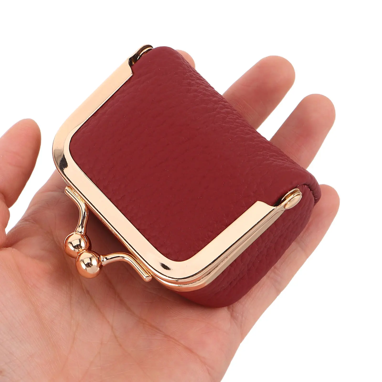 

Mini Traveling Jewelry Box Vintage Kiss Lock Travel Keepsake Container Portable Organizer Case Small Jewelry Holder Earrings
