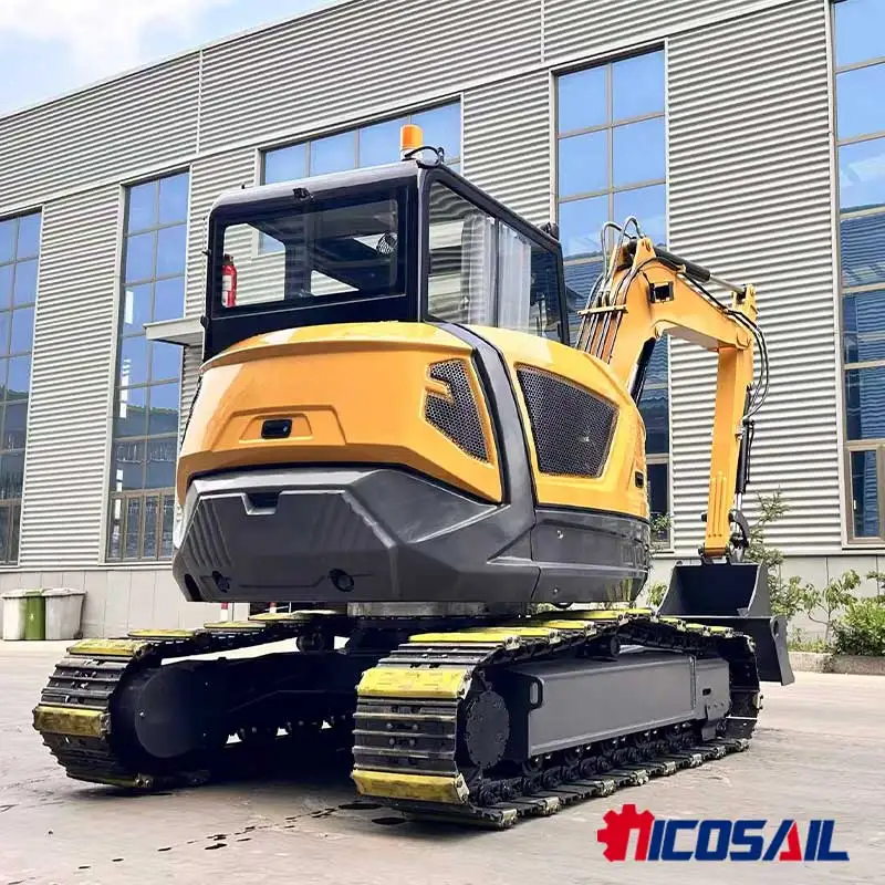 Betrouwbare Chinese 6-tons kleine graafmachine - Hydraulisch systeem voor langdurige landbouw- en bouwwerkzaamheden
