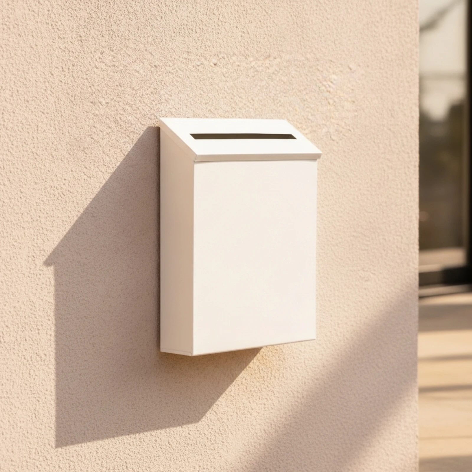 Wall Mount Mailbox Compact Wall Mounted Letterbox Mail Box Modern Hardware Sturdy for Porch, Apartment
