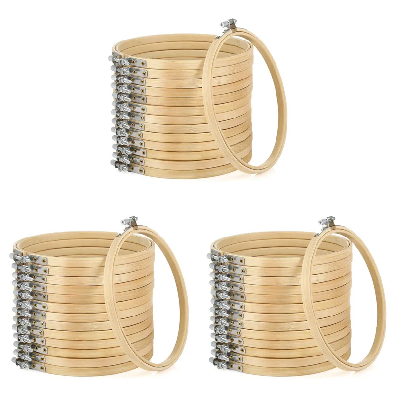 

BAAG-42 Pieces 6 Inch Embroidery Hoops Bulk Cross Stitch Hoop Ring For For Embroidery And Cross Stitch