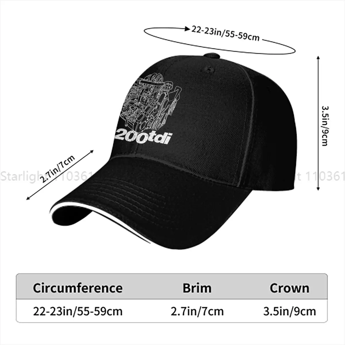 Pure Color Dad Hats Land Rover 200Tdi Inline 4 Cylinder Men's Hat Sun Visor Baseball Caps Camel Trophy Peaked Cap