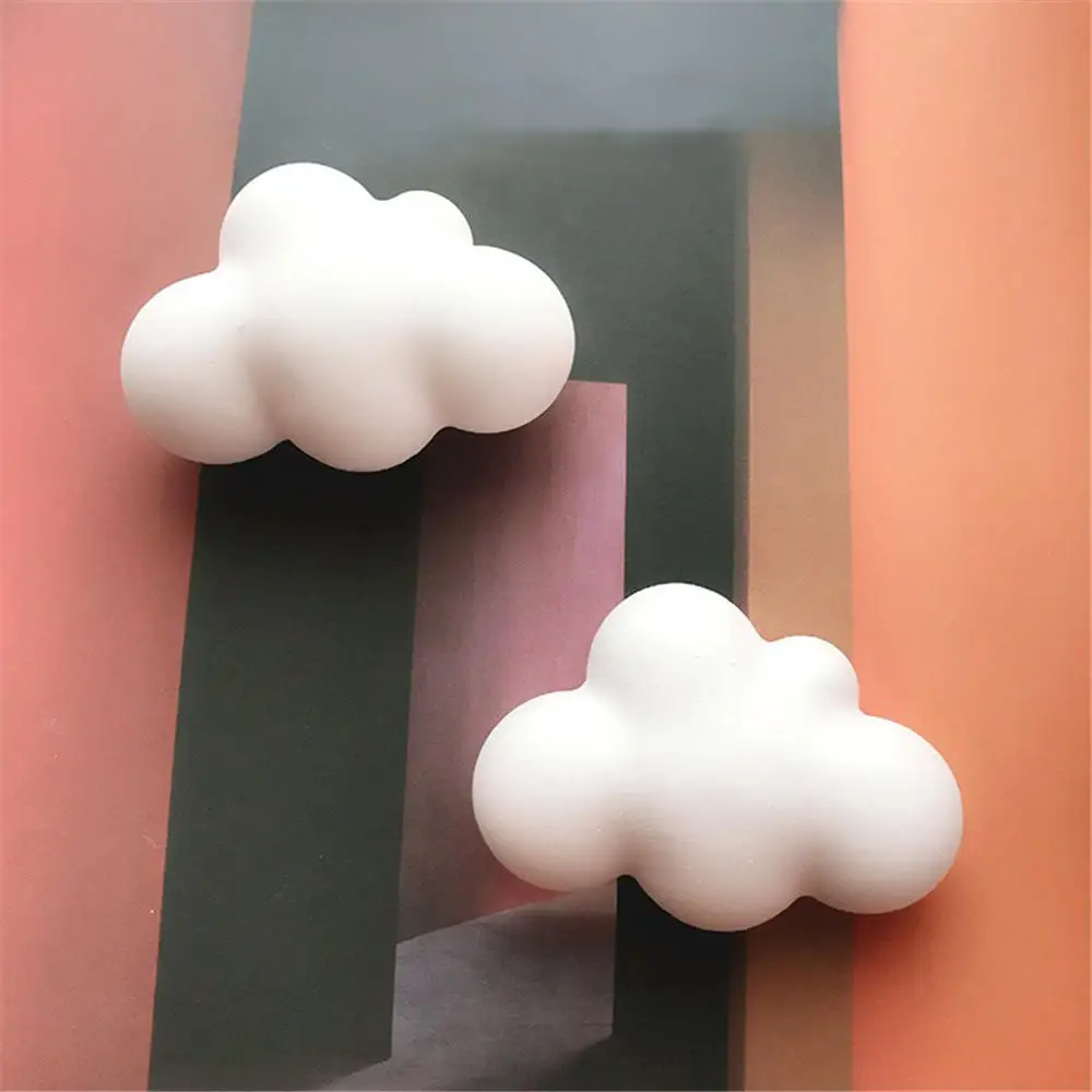 3D Cloud Pendant Silicone Mold Door Hanging Wall Decor Crystal Epoxy Resin Candy Soap Chocolate Jewelry Tray Plate Diy Craft New