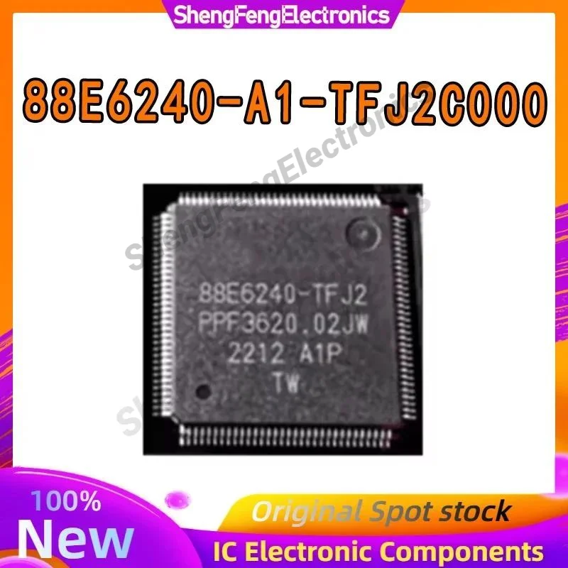 

Новый оригинальный чип управления Ethernet 88E6240-TFJ2 88E6240-A1-TFJ2C000 88E6240 TQFP-128
