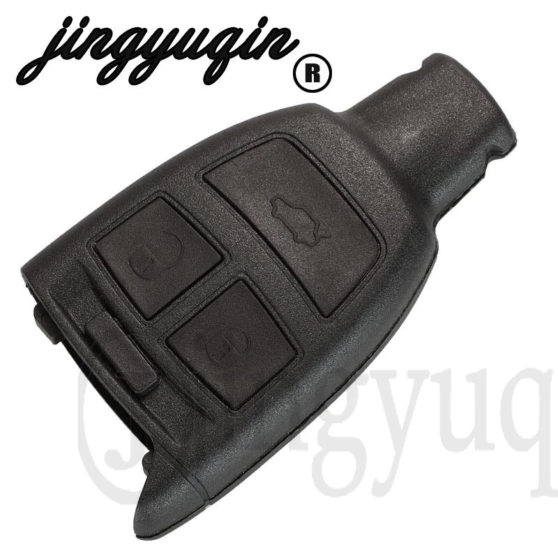 Jingyuqin-carcasa para llave remota de coche, 3 botones, Fob para Fiat 500 Punto Croma, funda sin cortar, accesorios de repuesto