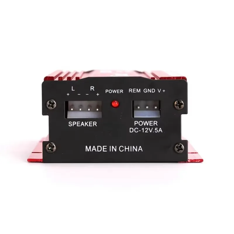 MA150 Mini 12V 2 قناة HiFi ستيريو مكبر كهربائي سيارة دراجة نارية مضخم الصوت مع USB