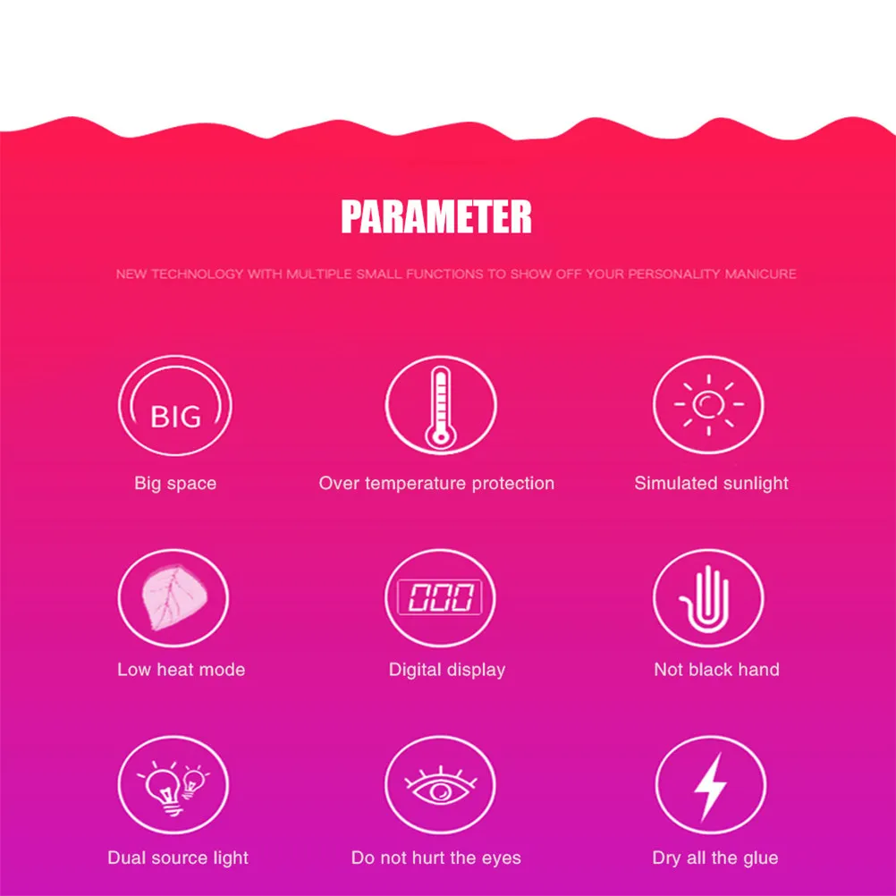 

Профессиональная УФ-лампа для сушки ногтей на 12 светодиодах, 36 Вт, для гель-лака, с умным датчиком, таймером, ЖК-дисплеем и равномерным нагревом