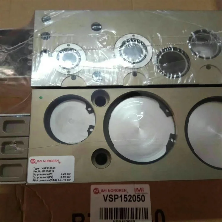 PET Blow Valve Block for New Original Norgren Solenoid Valves VSP152050