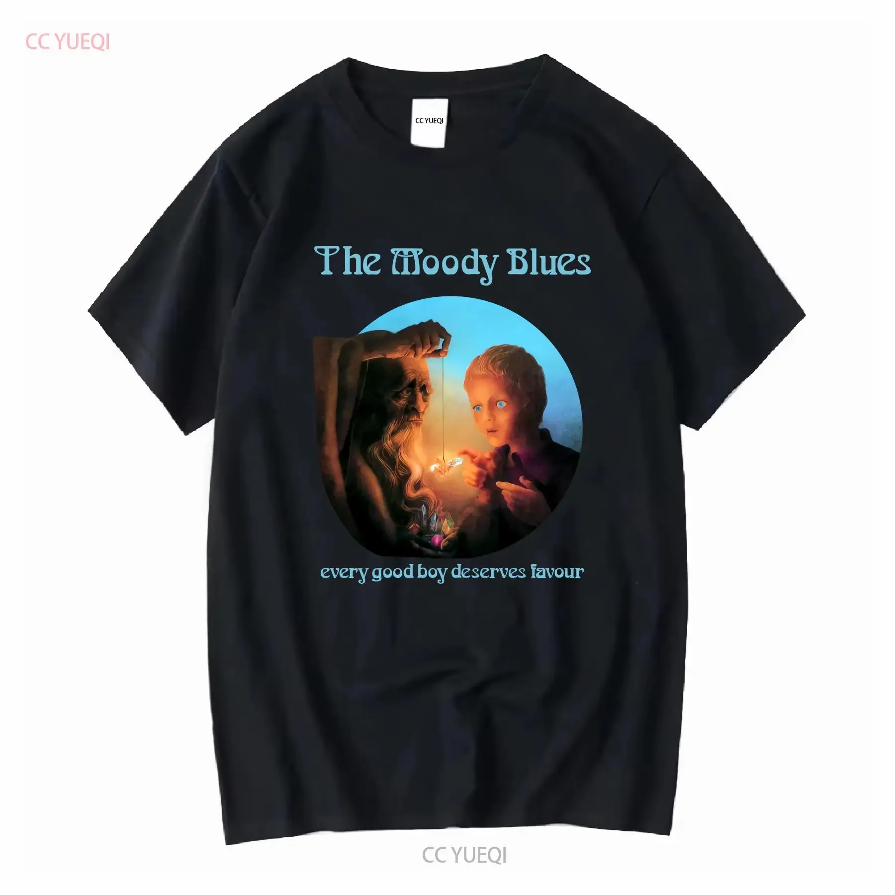 

The Moody Blues Rock Band Every Good Boy Deserves Favour Album T Shirt vintage Washed graphic Stylish Casual Slightly