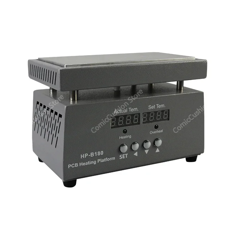 Multifunction Preheating Station 18x10cm Double Digital Display Heating Table Temperature Control Pcb BGA  Platform