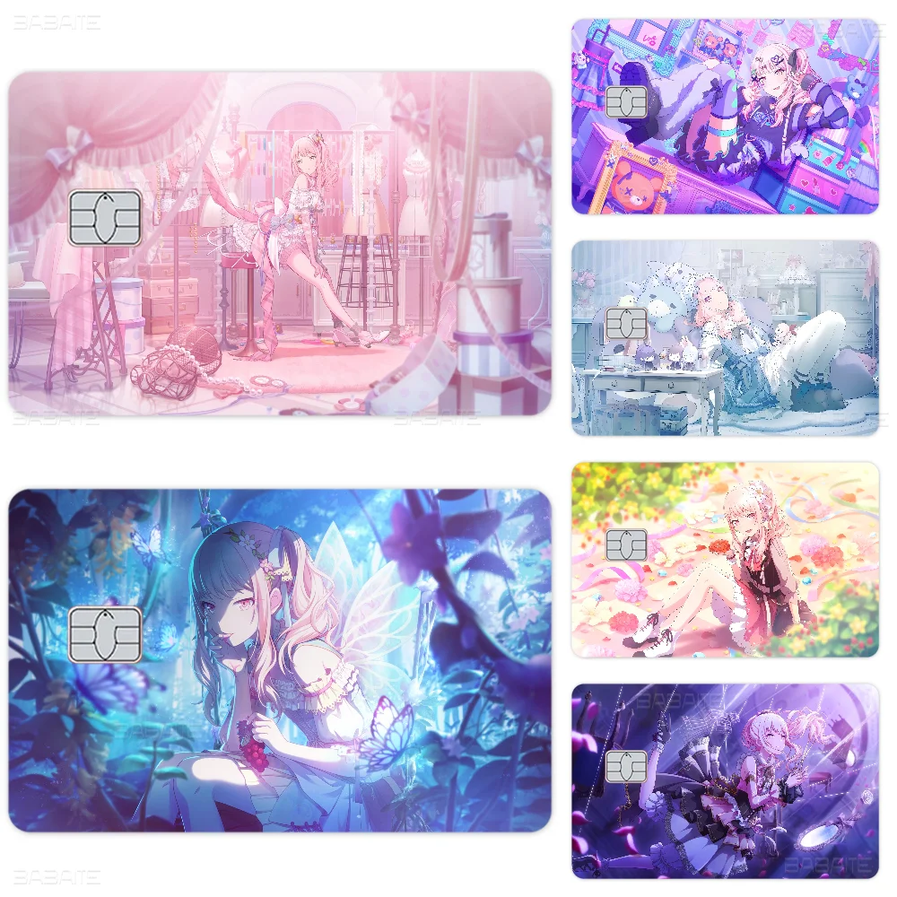 

A-Mkiyama M-Mizuki Anime Anime Cartoon Sticker Film Skin for Credit Card Debit Bank Bus Card