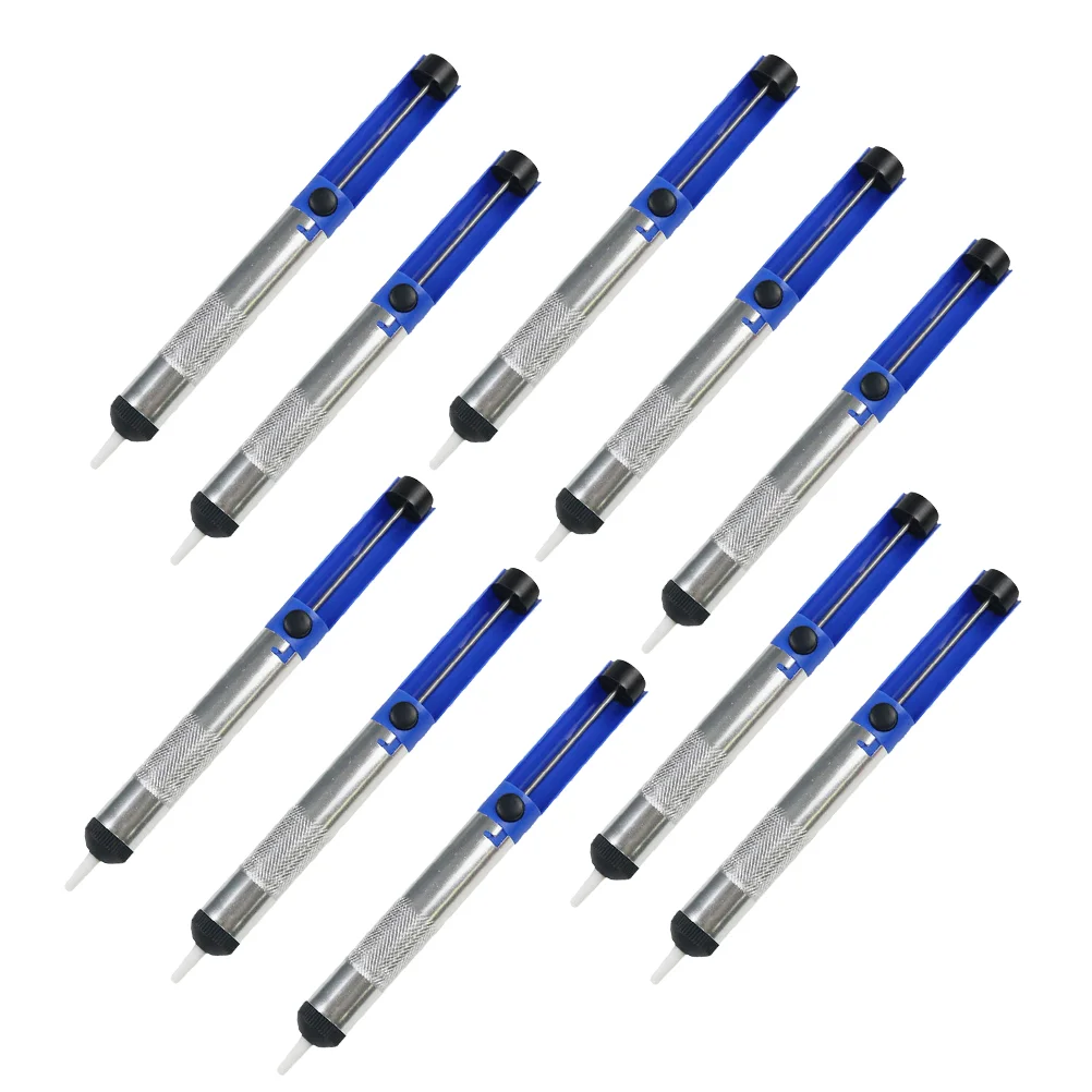 Pompe d'aspiration, outil de soudure, ventouse à dessouder, retrait d'étain, stylo extracteur, 10 pièces