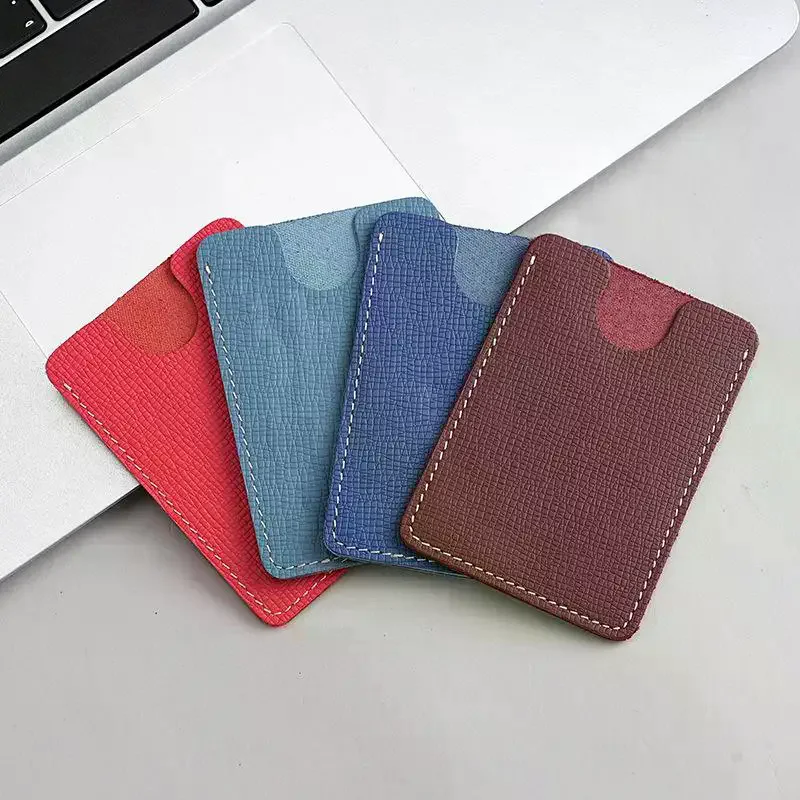 1 PCS Genuine Leather Slim Card Holder Cowhide Leather Credit Card Case Ultra-Thin Card Wallet