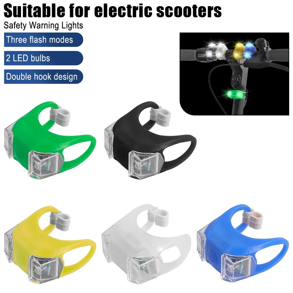 

Фара для электрического скутера, лампа в виде лягушки, 2 светодиода, предупреждающие лампы, ночник для Xiaomi M365 Pro, Pro2, Mi3, светодиодные аксессуары