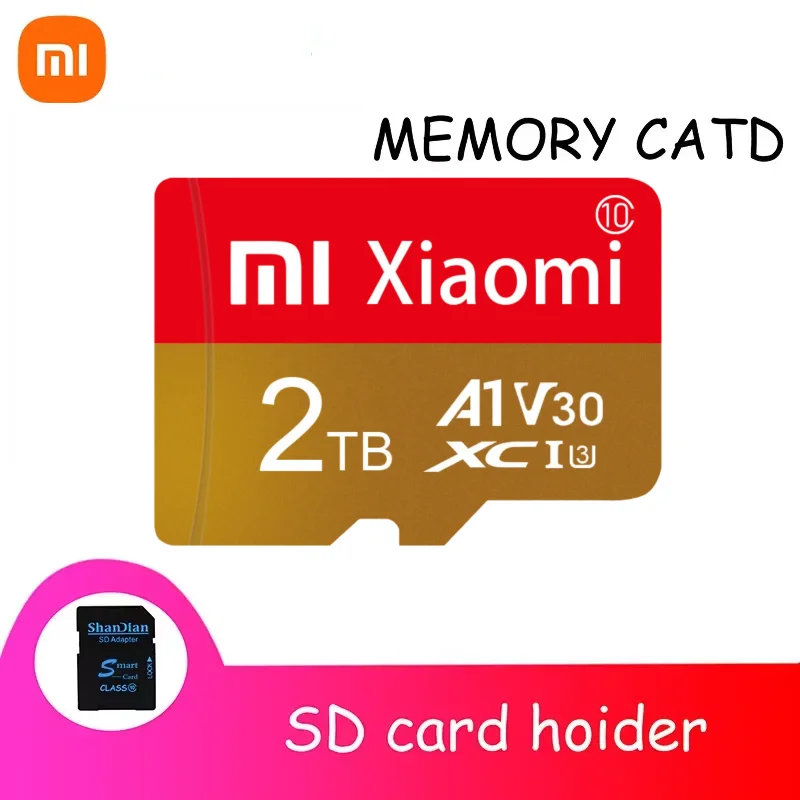 Xiaomi Class 10 Memory Card 2TB 1TB Micro TF SD Card 128GB 256GB SD Memory Card 512GB SD Card For Steam Deck Cam Phone Switch