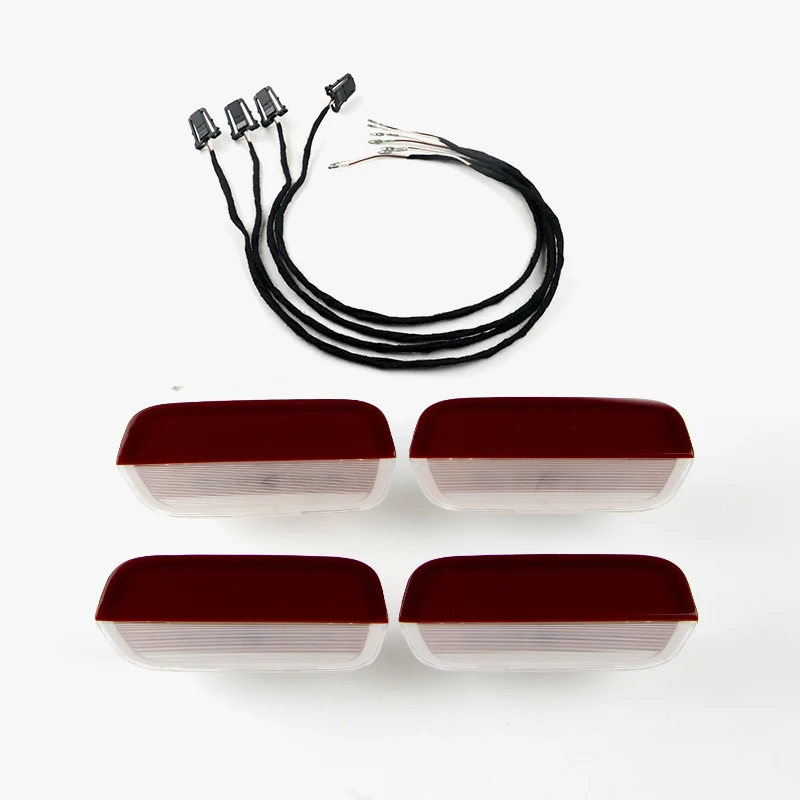 ضوء تحذير الباب للجولف 6 7 MK6 جيتا MK6 CC تيجوان باسات B6 LED ضوء المصباح الباب مع كابل 3ED 947 411 3ED947411 3AD947411 #1