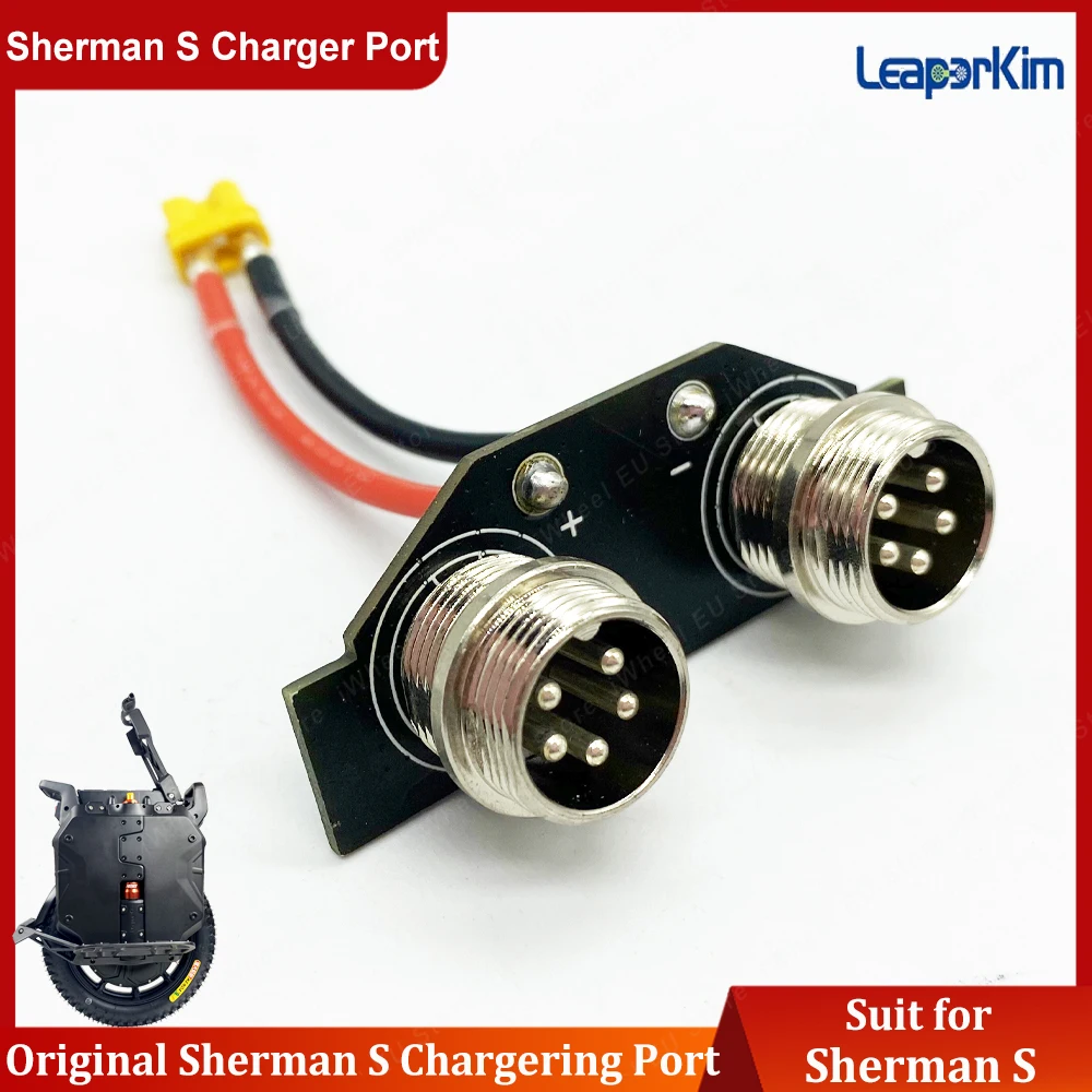 Original LeaperKim Veteran Sherman S Charging Port PCB Charger Port for Sherman S Electric Wheel Official Sherman S Accessories