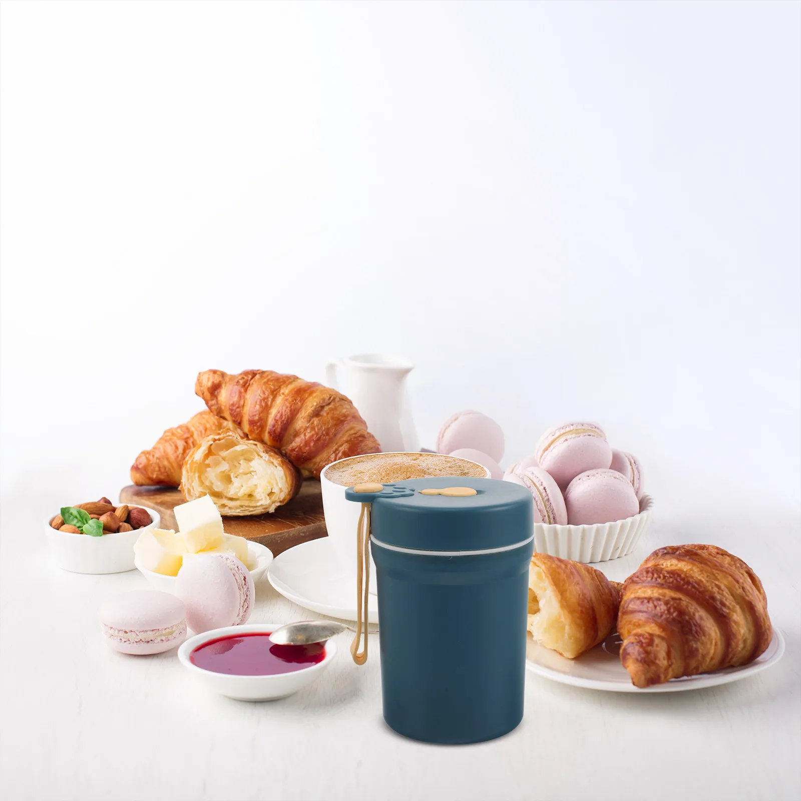 Leakproof Insulated Soup Mug Microwave Safe 350Ml Portable Oatmeal Cup Breakfast Cereal Milk Container Lunch Box for Office