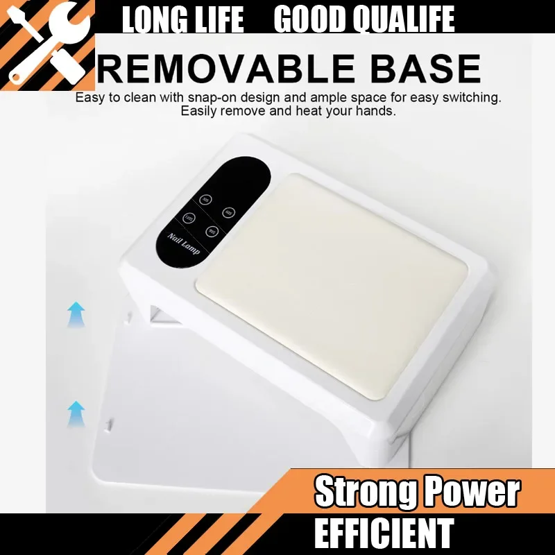 

Professional LED Polish Dryer Nail Lamp Quick Curing UV Gel Nail With 4 Timer and Sensor Curing Tool Lamp for Manicure Salon