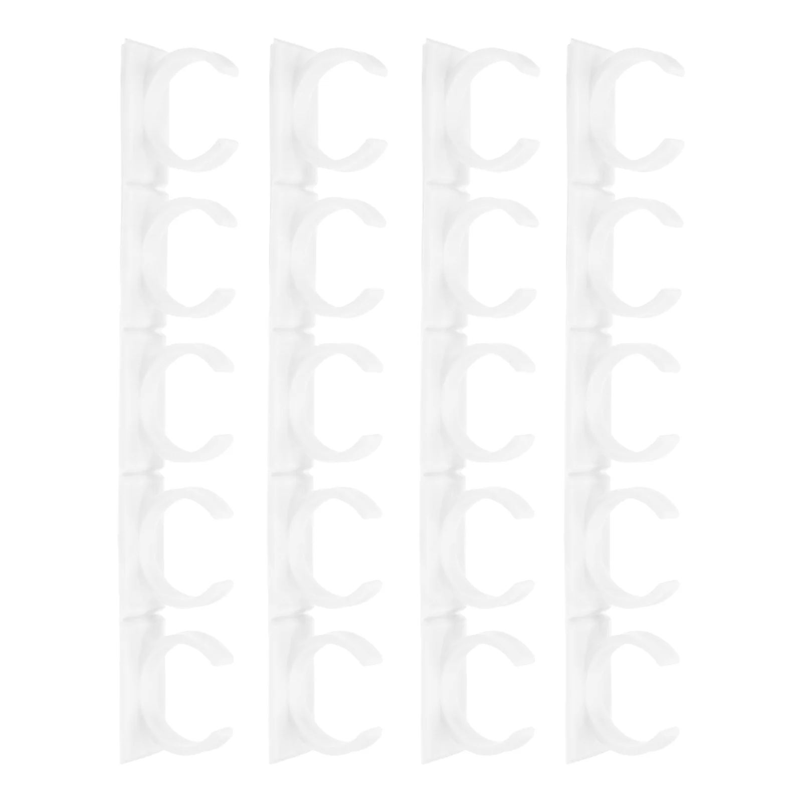 

4 Pcs Kitchen Shelf Spice ganizer Hanging Clips for Cabinet Storage Wall Rack Pantry Seasoning Plastic Compact Design