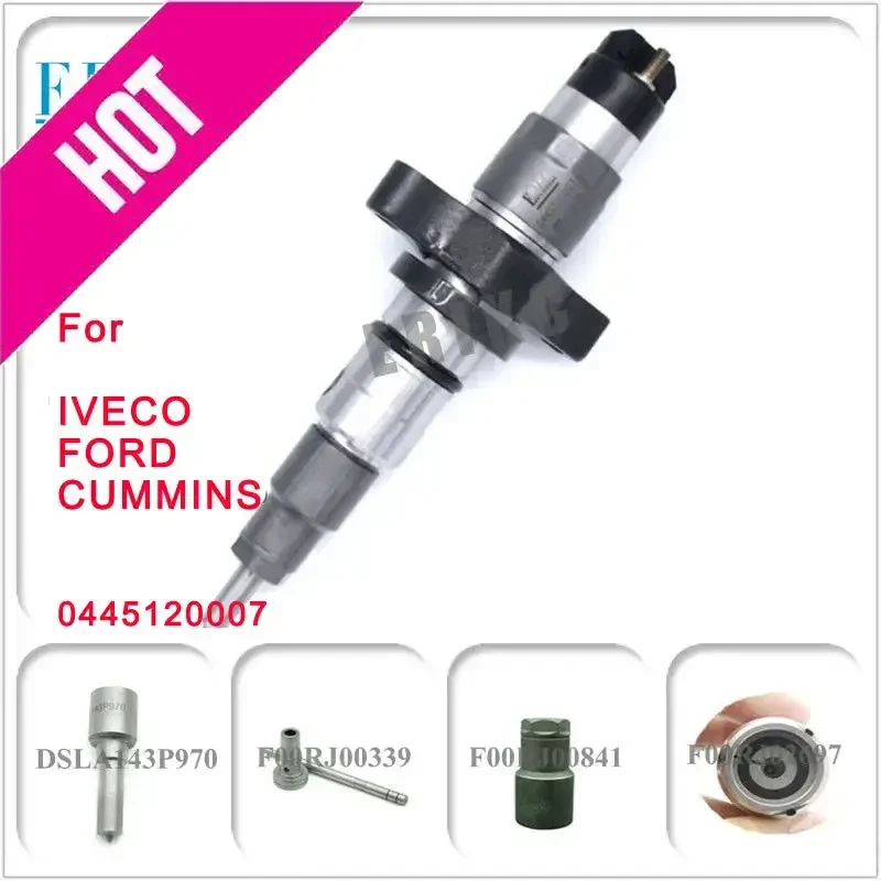 New 0445120007 0986435508 Fuel Injector Fits For Cummins DAF Iveco VW 2830957