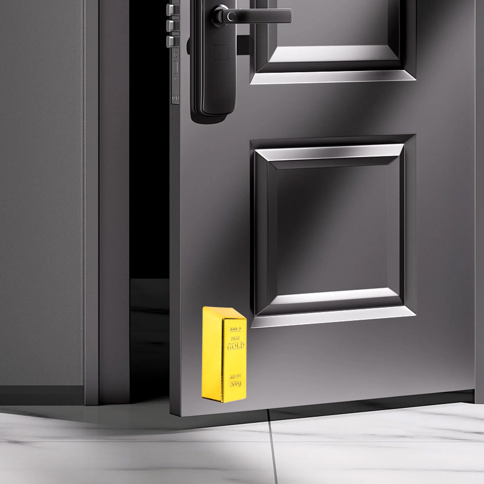 

ABS Door Stopper Decorative Door Wedge Non-Slip Floor Stop Block for Home Office Hotel Decor Creative Security